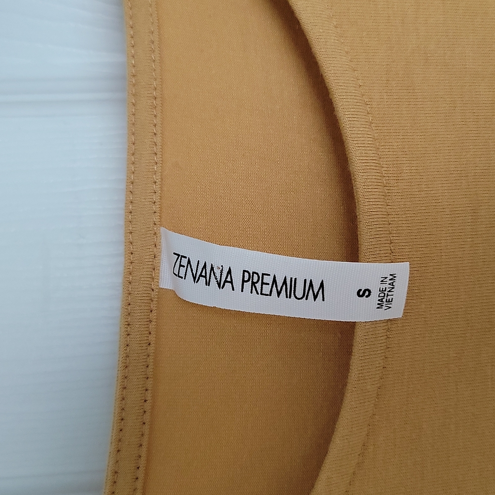 Mustard Ruffle Top - Picture 2 of 3